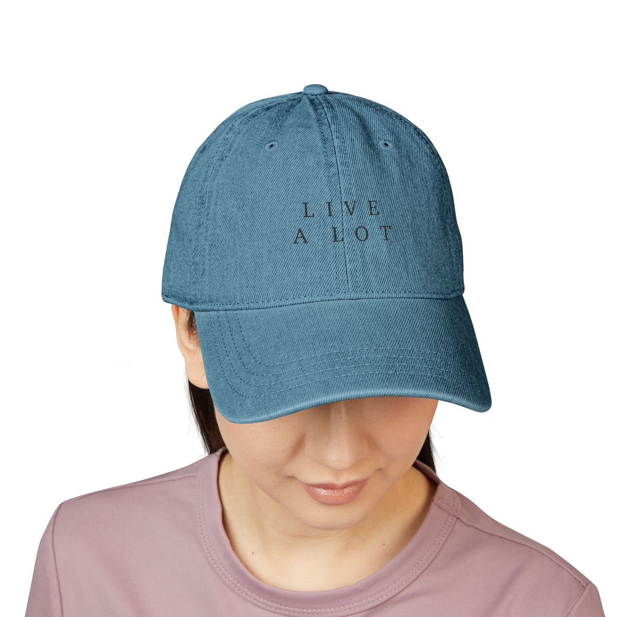 Denim Hat - Live A Lot