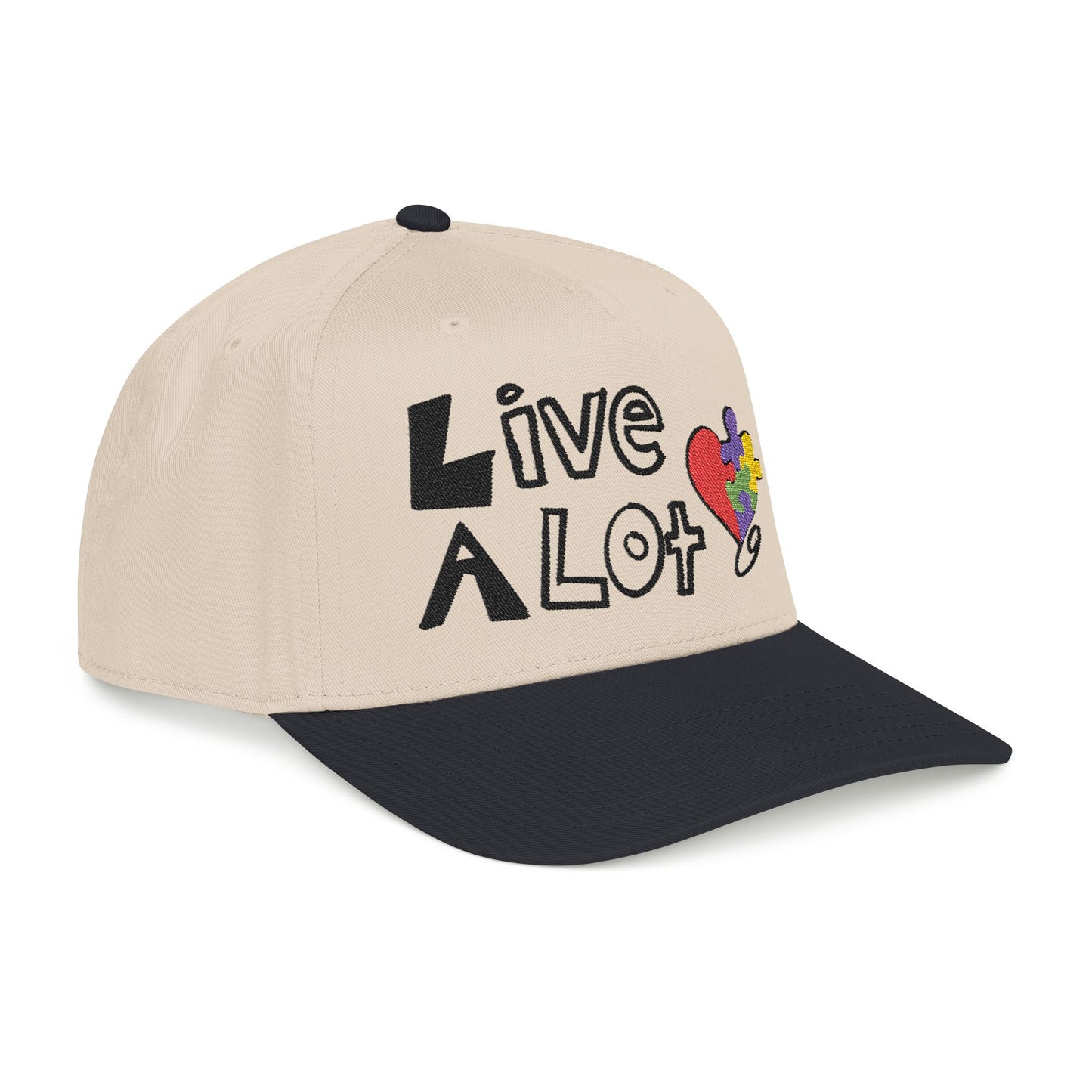Live A Lot - Autism Awareness Snapback Hat