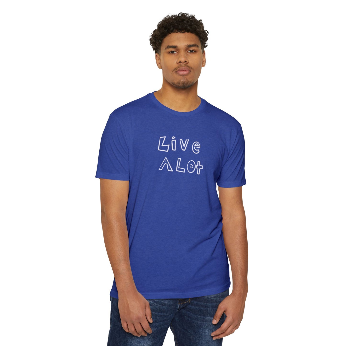 Live A Lot - CVC Jersey Tee (Multiple Color Options)