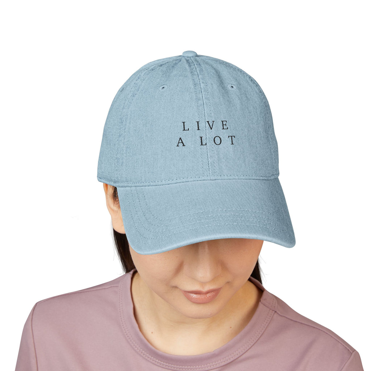 Denim Hat - Live A Lot
