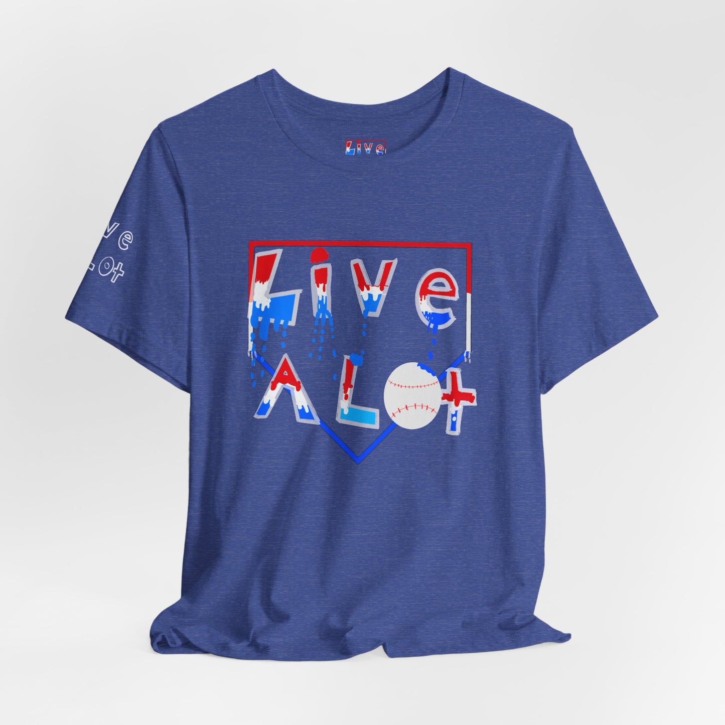LIVE A LOT TEE - HOME PLATE EDITION