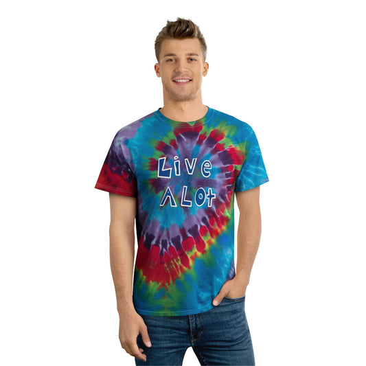 LIVE A LOT - Tie-Dye Tee – Groove On Boldly