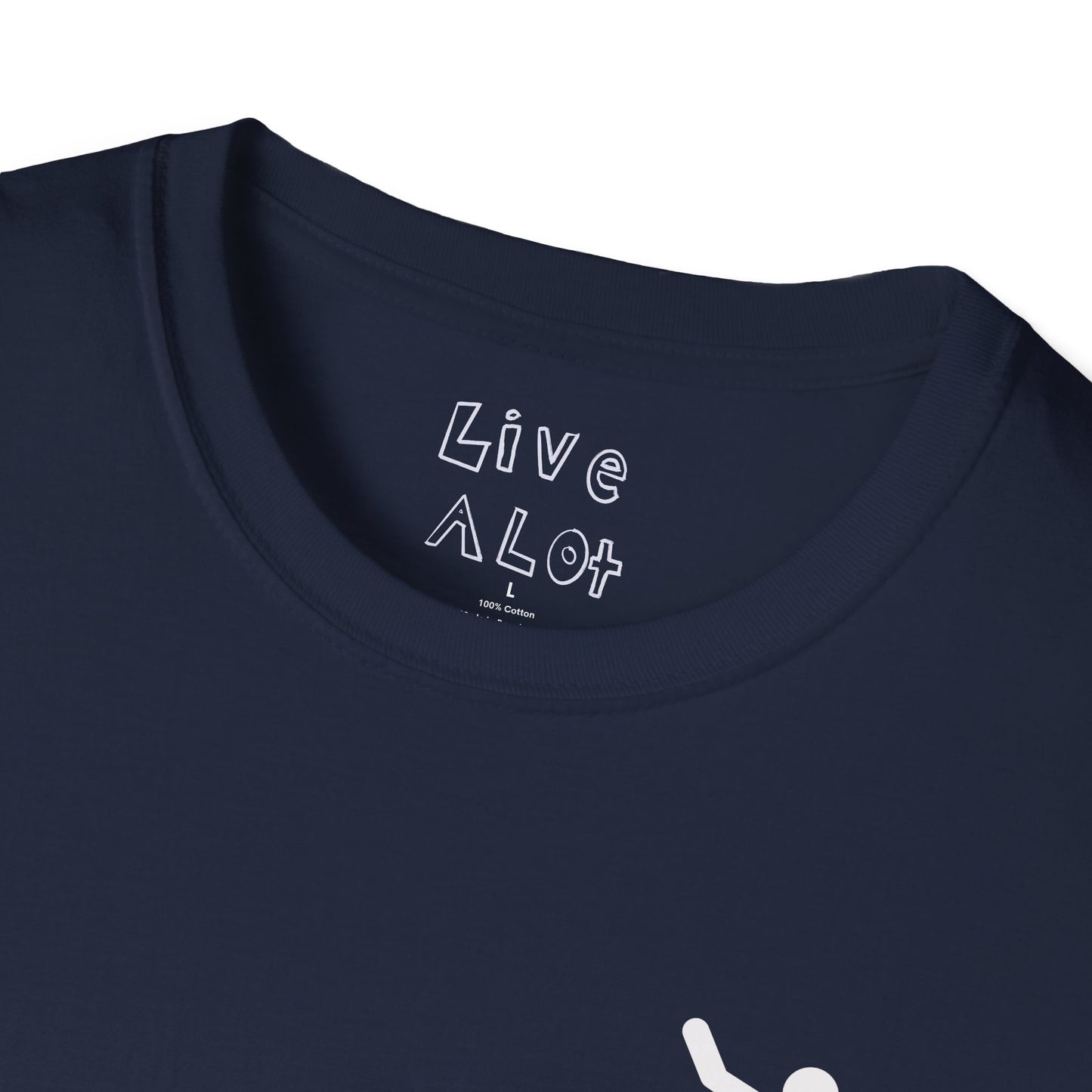 Live A Lot - Surfer Tee — Front & Back Print (Multiple Color Options)