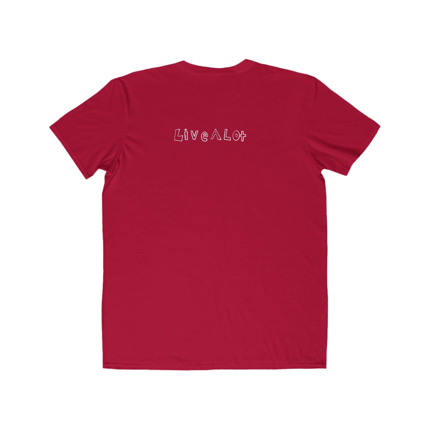 Live A Lot - Classic Cotton Tee — Skateboard Edition (Multiple Color Options)