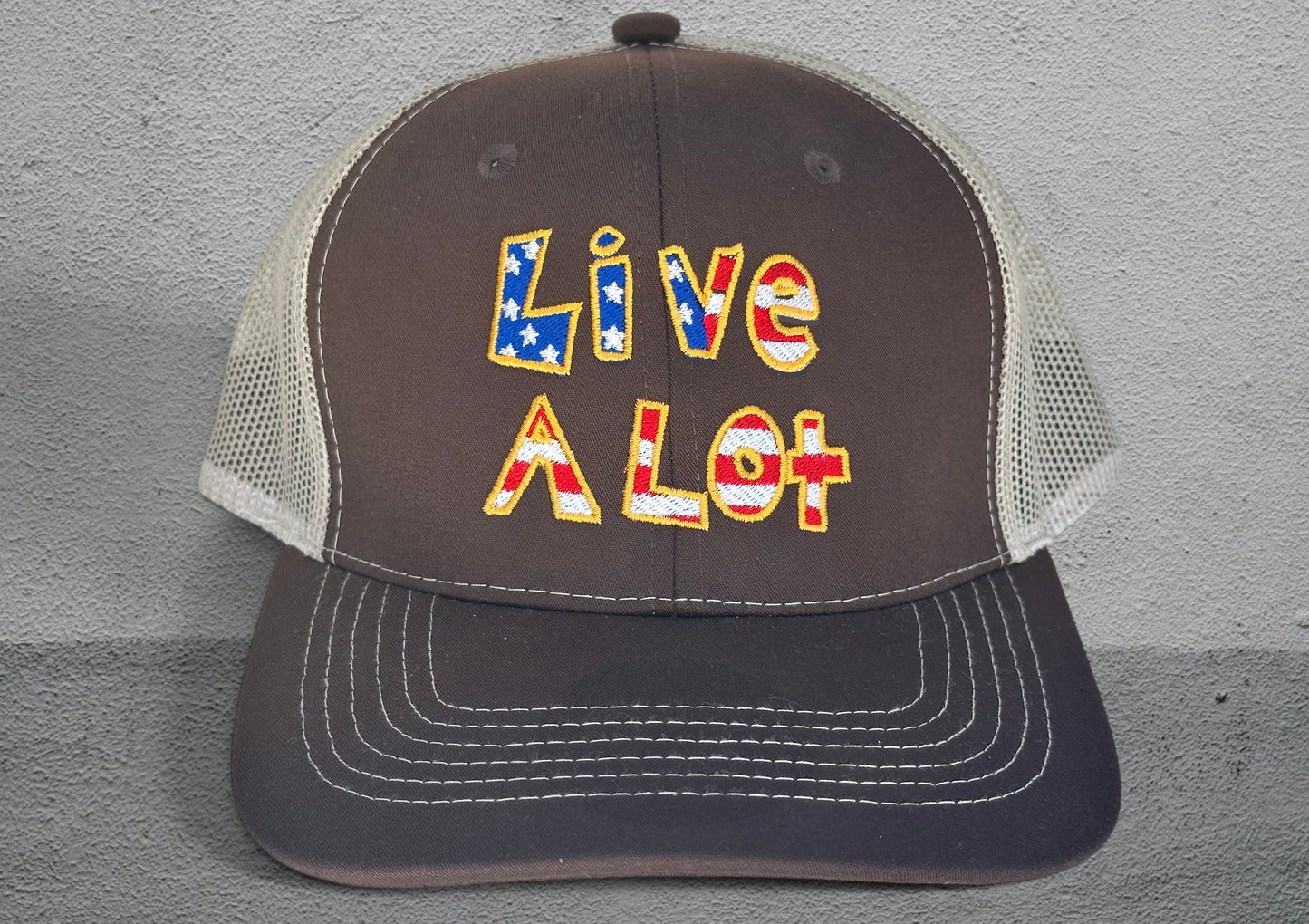 Live A Lot™ USA Trucker Hat