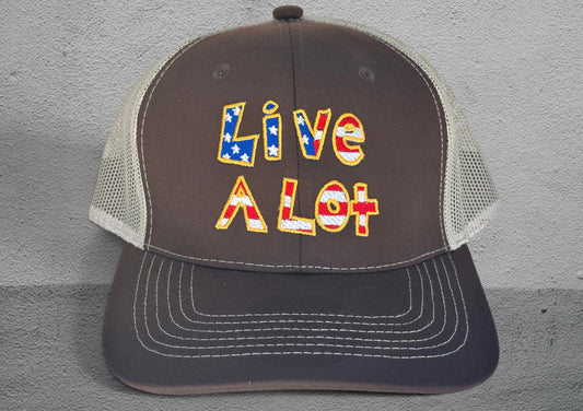 Live A Lot™ USA Trucker Hat