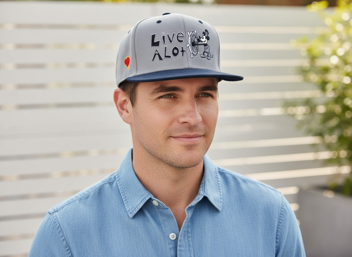 STEAMBOAT WILLIE INSPIRED — LIVE A LOT Snapback Hat