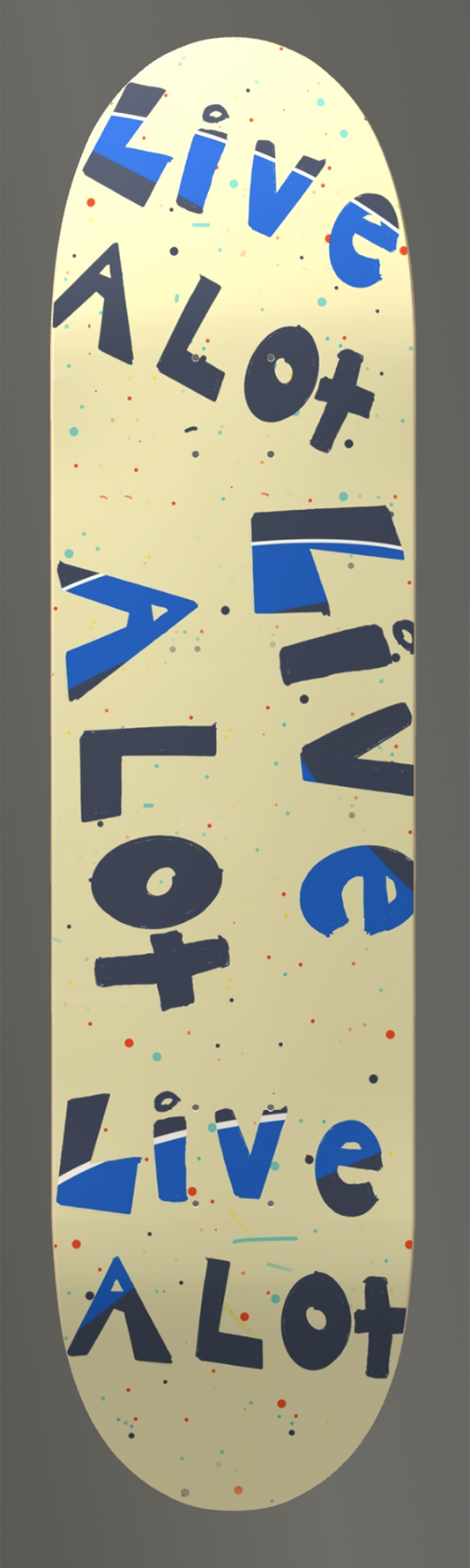 Live A Lot - Skateboard Deck — City Connect Edition with Custom Griptape (Sizes Available: 7 1/4" - 9")