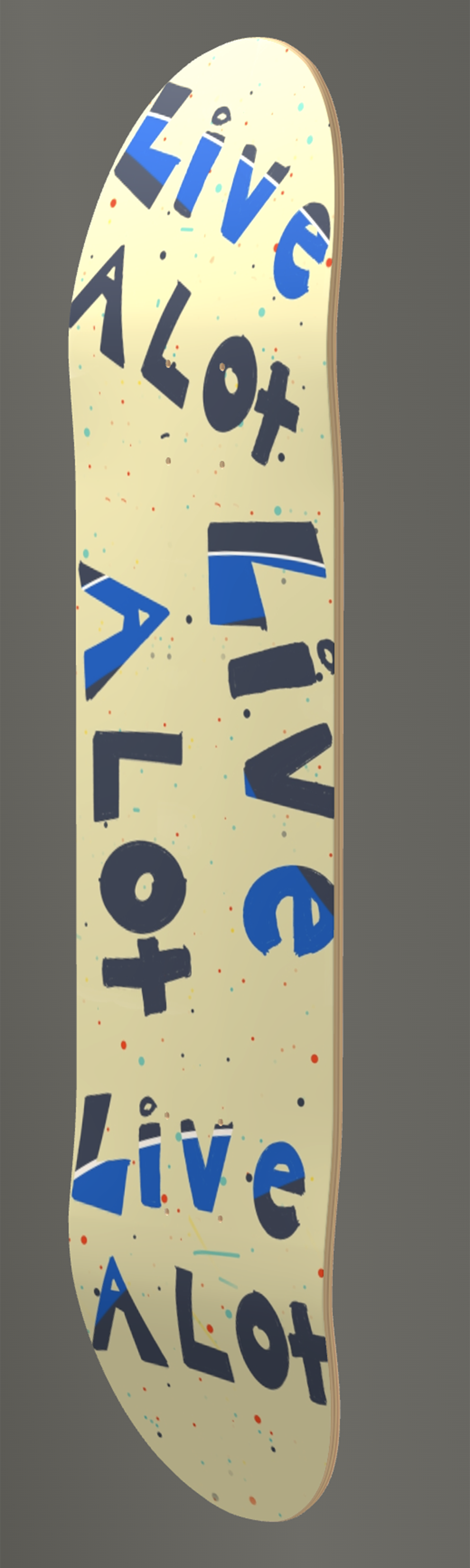 Live A Lot - Skateboard Deck — City Connect Edition with Custom Griptape (Sizes Available: 7 1/4" - 9")
