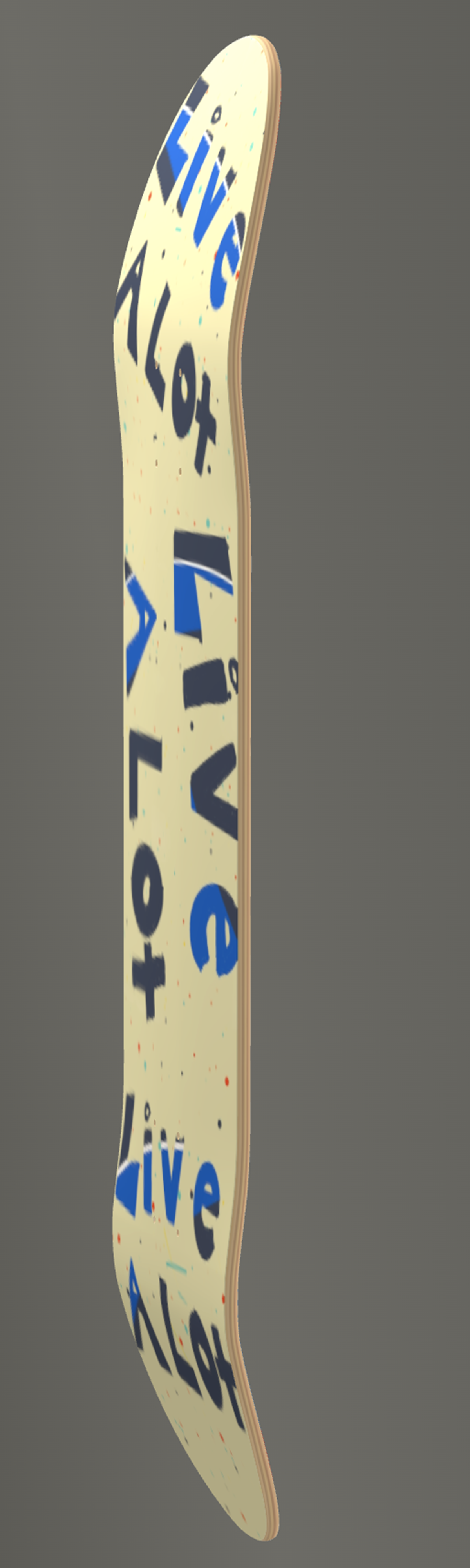 Live A Lot - Skateboard Deck — City Connect Edition with Custom Griptape (Sizes Available: 7 1/4" - 9")