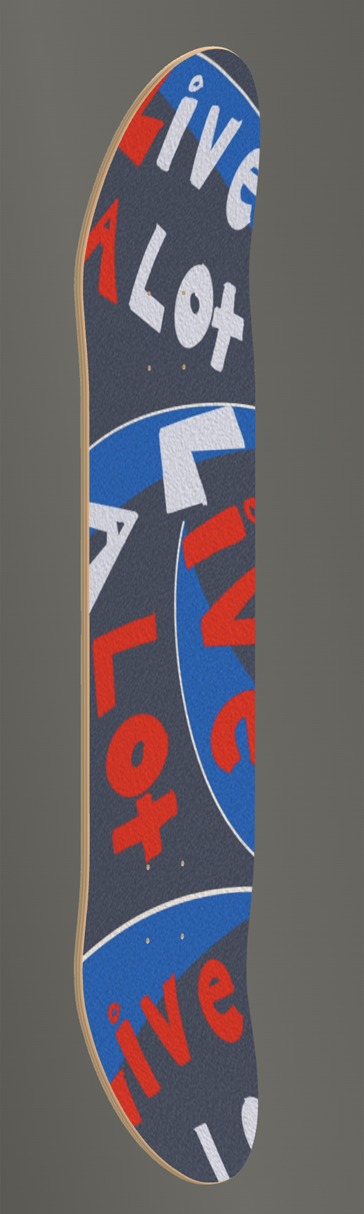 Live A Lot - Skateboard Deck — City Connect Edition with Custom Griptape (Sizes Available: 7 1/4" - 9")
