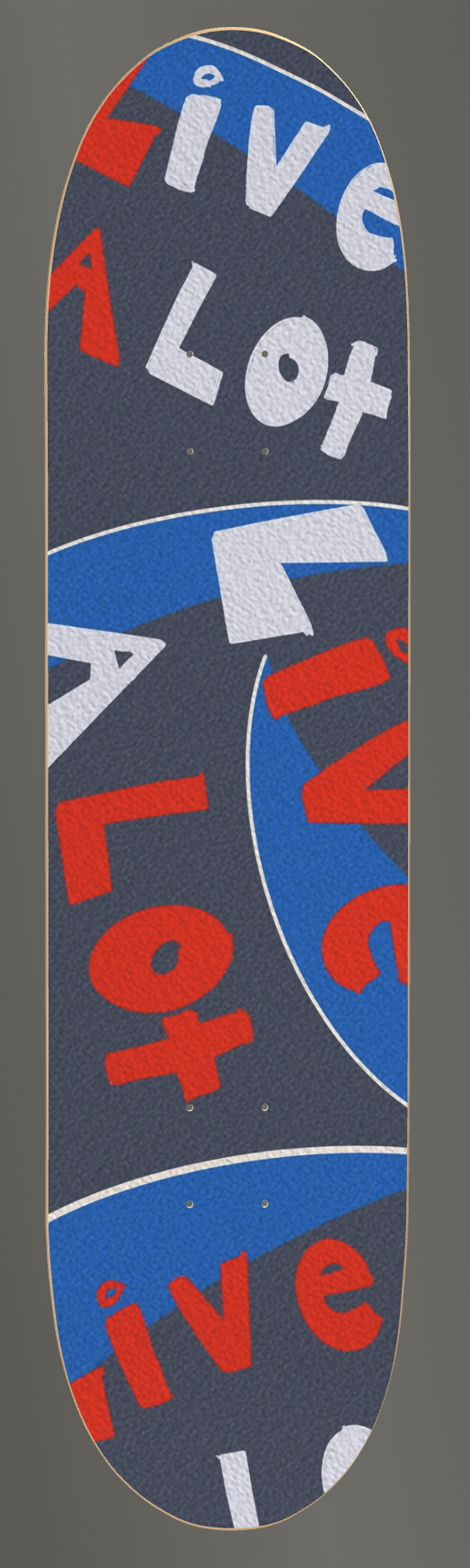 Live A Lot - Skateboard Deck — City Connect Edition with Custom Griptape (Sizes Available: 7 1/4" - 9")