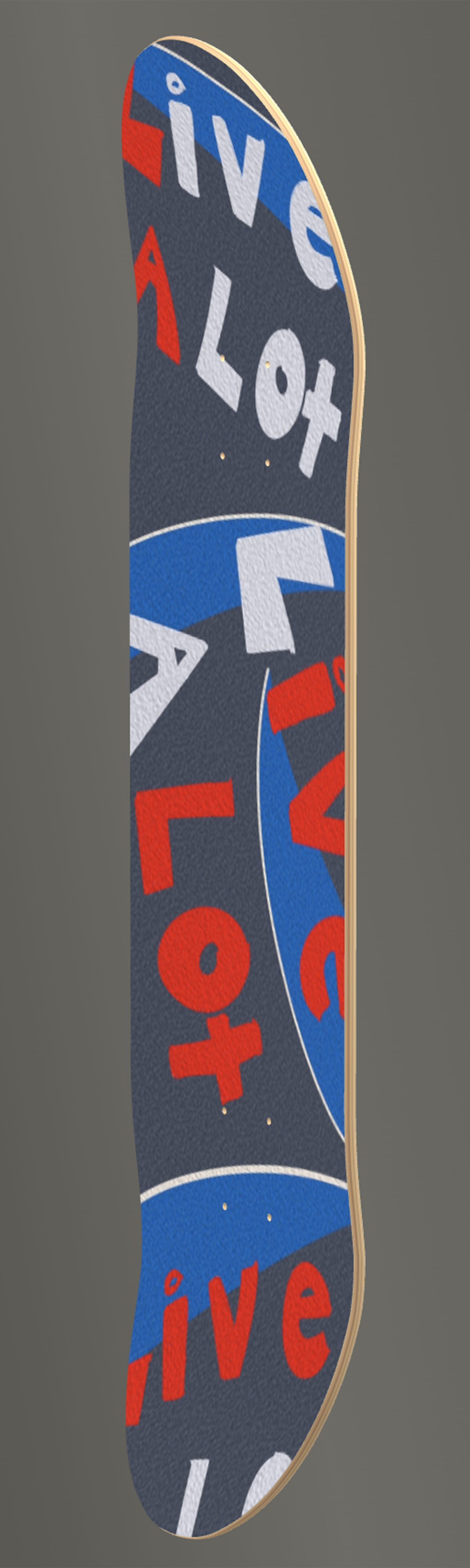 Live A Lot - Skateboard Deck — City Connect Edition with Custom Griptape (Sizes Available: 7 1/4" - 9")